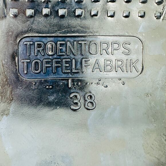 Troentorp Women's Smithy Black Leather Slip On Swedish Clogs Size 38 EU/ 8 US - Picture 11 of 12